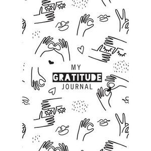 My Gratitude Journal: (Black & White Line Drawing) A 52-Week Daily Guide to Beco